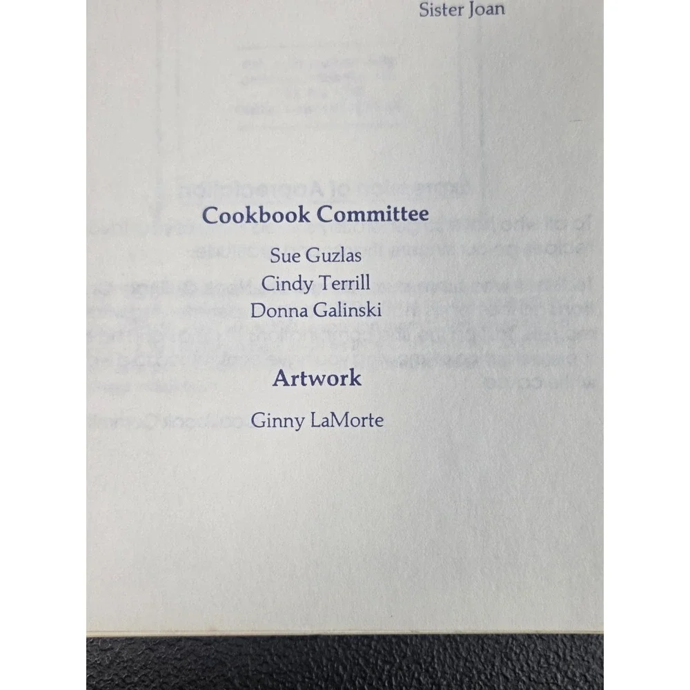 EMD Women's Club Cookbook Cook Book Colts Neck New Jersey 1986‎ Recipe Book